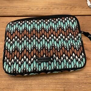 Vera Bradley Teal and Brown Patterned Sleeve